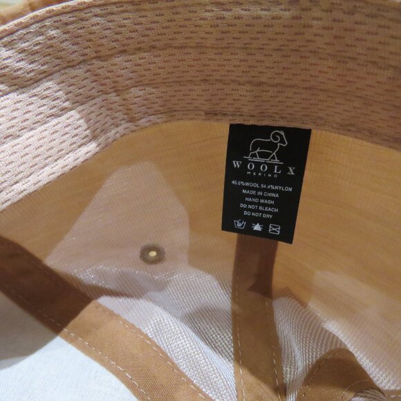 WOOLX Frankie Baseball Hat Breathable Merino Wool in Salmon Casual Outdoor - Picture 10 of 12